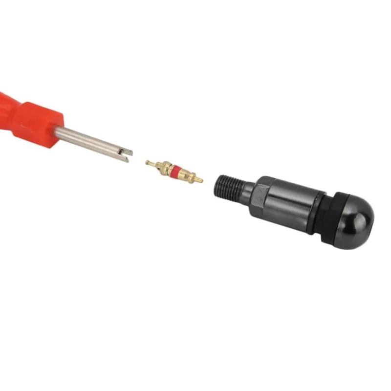 Tire Valve Stem Core Remover 1PC Slotted Handle Screwdriver for Car Bicycle
