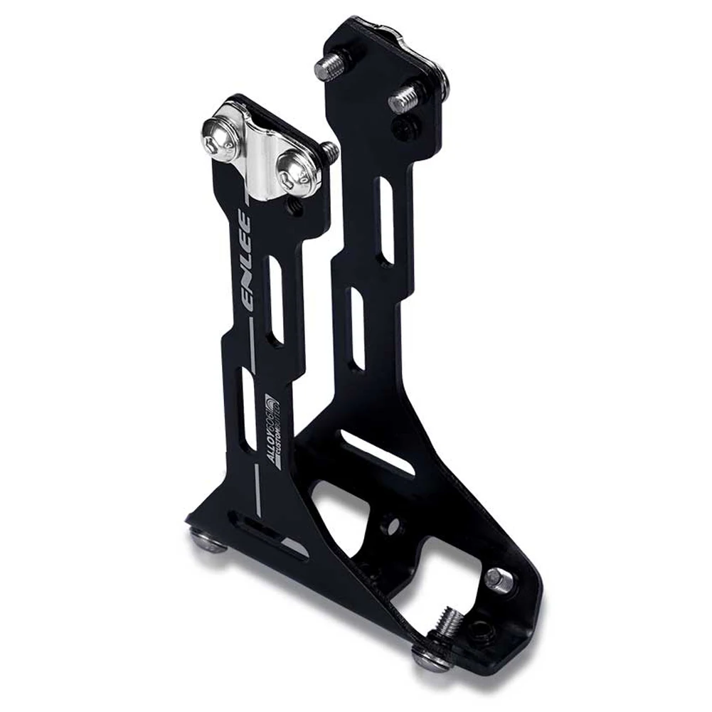 Bicycle Saddle Bottle Cage Extension Holder Aluminum Alloy Bicycle Seat Rack Adapter for Outdoor Cycling