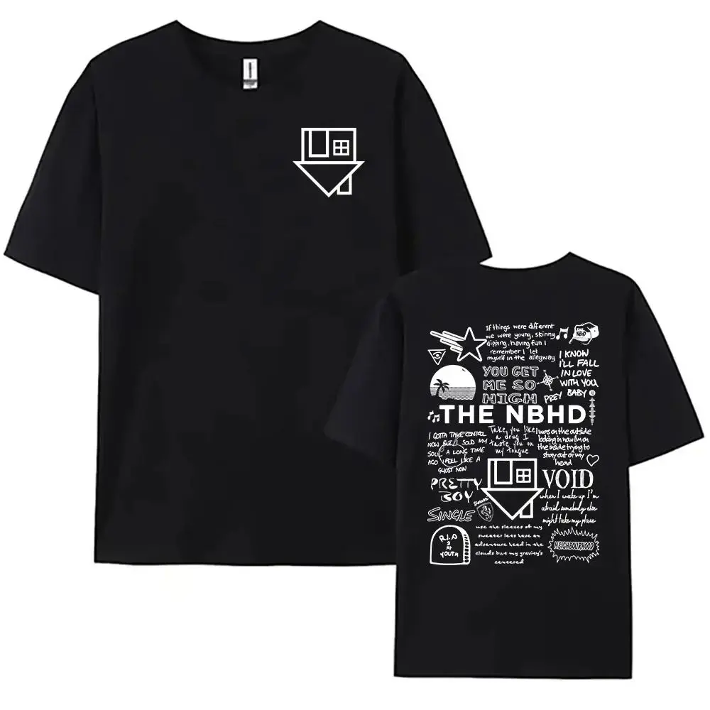 The Neighborhood NBHD Band Printing T-shirt Cotton High Quality Women/Men Tshirts Ropa Mujer Casual Short Sleeve Tee-shirt Male 3