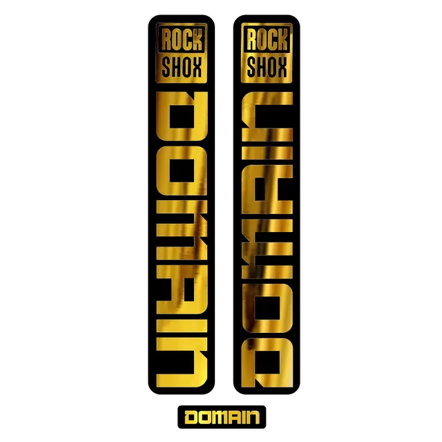 MTB Gabel Aufkleber Für Rock Shox - Matt Grau Für 30, 32, RS1 Serie