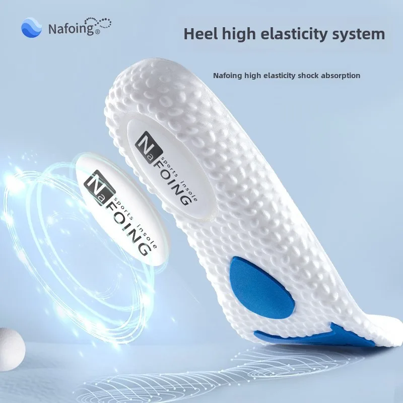 1Pair Upgrade Sports Shock Absorption Insole PU Memory Foam Breathable Arch Support Orthopedic Shoes Pad for Men Women Feet Care