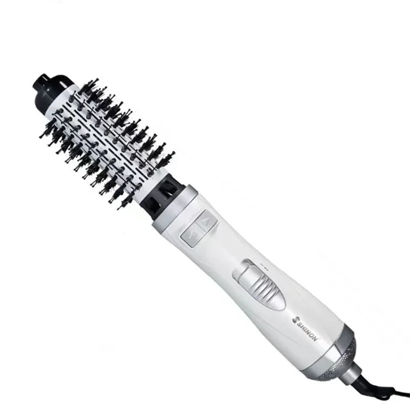 

Rotating Electric Hair Straightener 2 in 1 Brush Hair Curler Hair Dryer Brush Hot Air Comb Negative Ion Hair-Air Brushes