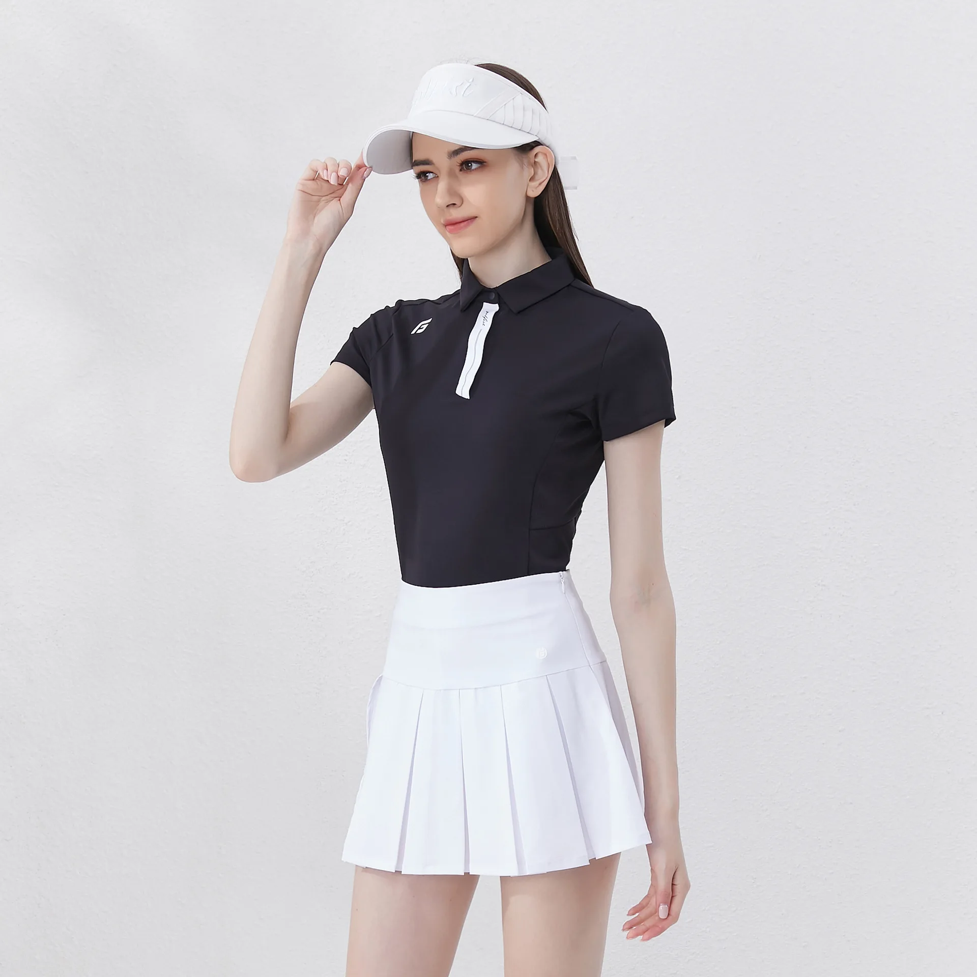 Golf Women's High Quality Summer Short Sleeve Breathable Fashion Casual Tops Golf Tennis Badminton Polo Shirt Stretch tops