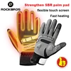 ROCKBROS Winter Cycling Gloves Windproof Breathable Warm Heating Gloves Touch Screen USB Heated Gloves Men Women Bicycle Gloves 1