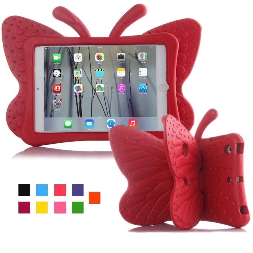 con soporte de mariposa para tableta para niños, Mini 1, 4, 5, Asa Convertible, funda infantil para iPad Mini de 7,9 pulgadas - AliExpress Ordenadores y oficina