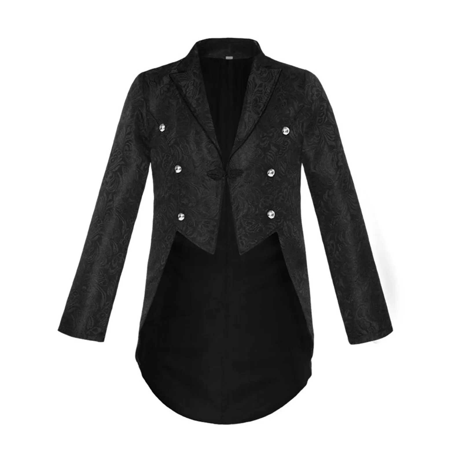 

Steampunk Jacket Coat For Men Easter Cosplay Tailcoat Medieval Tops Clothing Vintage Long-Sleeve Buttton Elegant Male Shirts