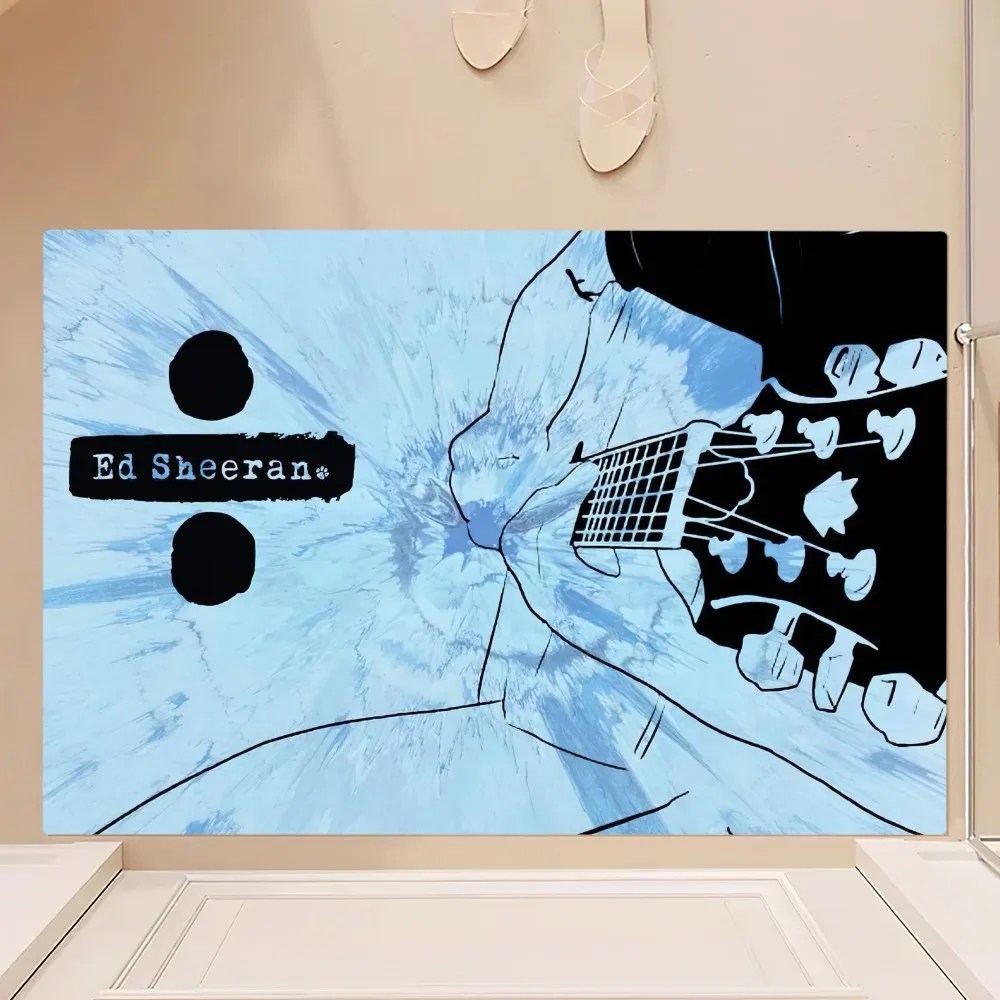 Singer Ed S-Sheeran Eraser Floor Mat Bedroom Kitchen Door Bath House Super Absorbent Foot Non-slip 4