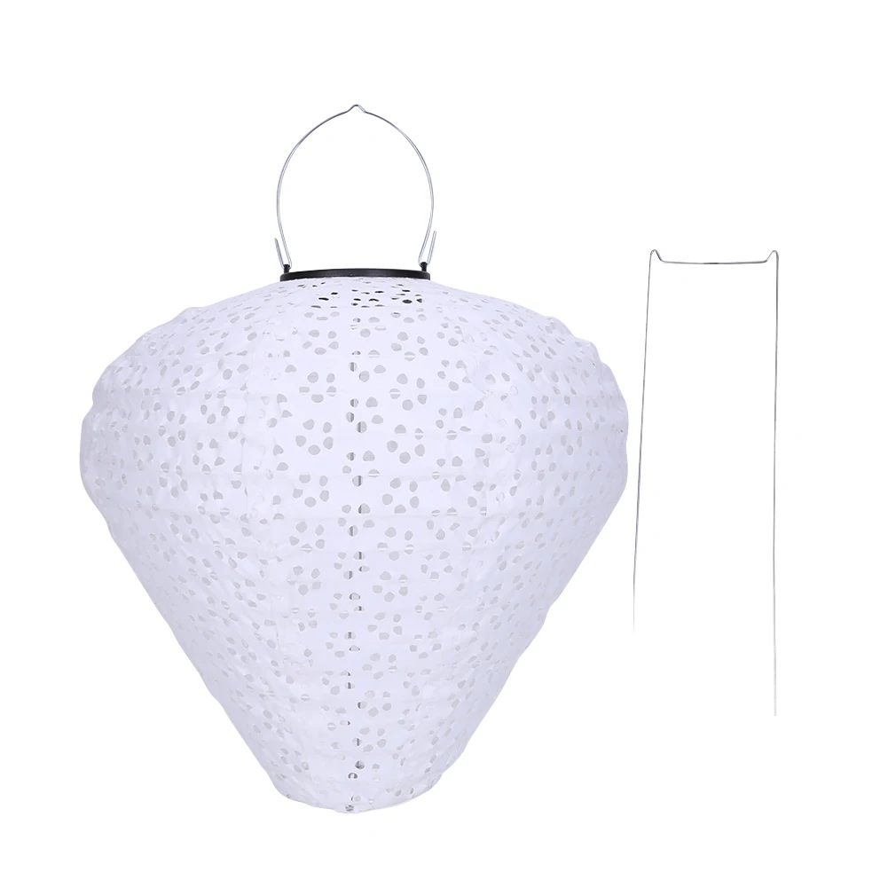 Solar Lantern Built-In Battery with Hook Outdoor Lanterns for Holiday Decoration