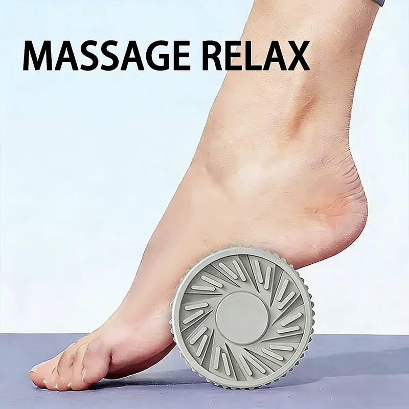 Yoga massagebal, voetzoolmassageroller, spierontspanningsmassage, handmatige voetmassageroller van kunststof._voghion.com