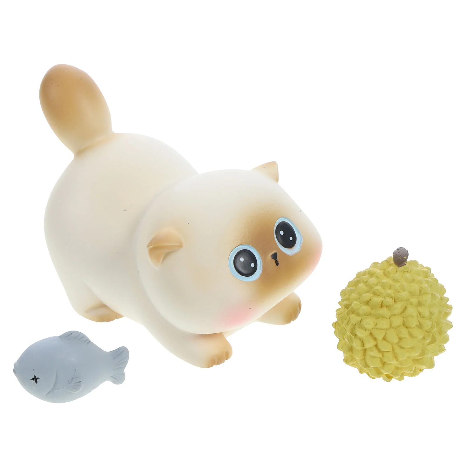 

1 Set Miniature Cat Lovely Mini Cat Figurine Cute Cat Statue for Micro Landscape Animal Ornament