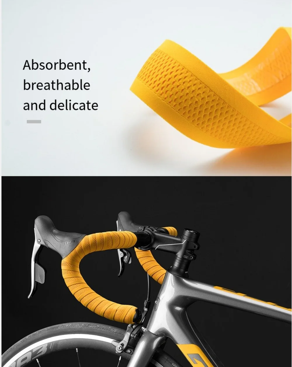Bike Handlebar Tape Bicycle Handlebar Tapes EVA/PU for Cycling