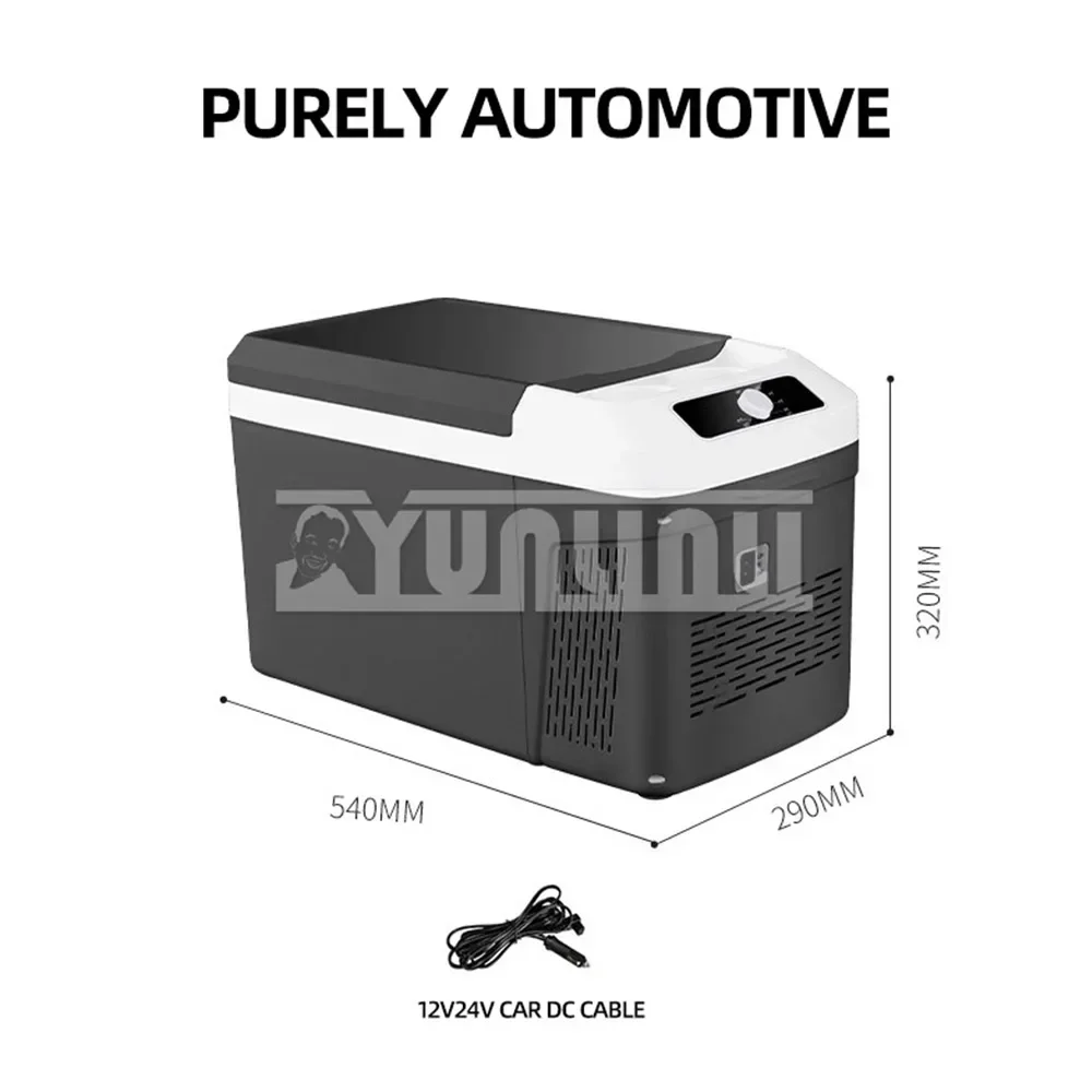 New 15L Large Capacity Car Refrigerator 12V24V Small Refrigerator For Home & Car Compressor Cooling