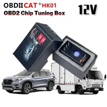 OBDIICAT 자동차 ECU 칩 튜닝 박스, 벤진 및 디젤 자동차용 파워 프로그, ECO OBD2 니트로 OBD2 로 연료 절약, HK01/HK24, 로트당 5 개