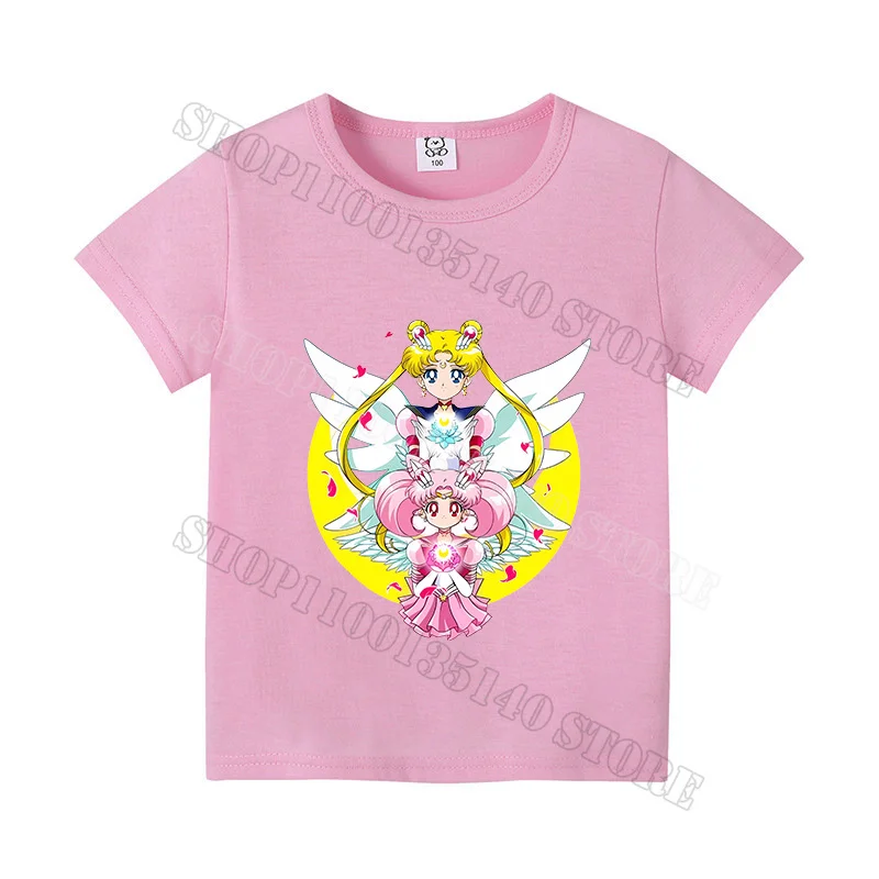 Colorful Cotton Cartoon Print T-Shirt