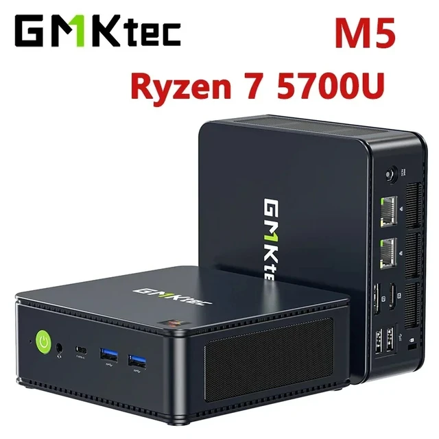 GMKtec M5 AMD Ryzen7-5700U 16GB/512GB GMKtec M5 NucBox Mini PC