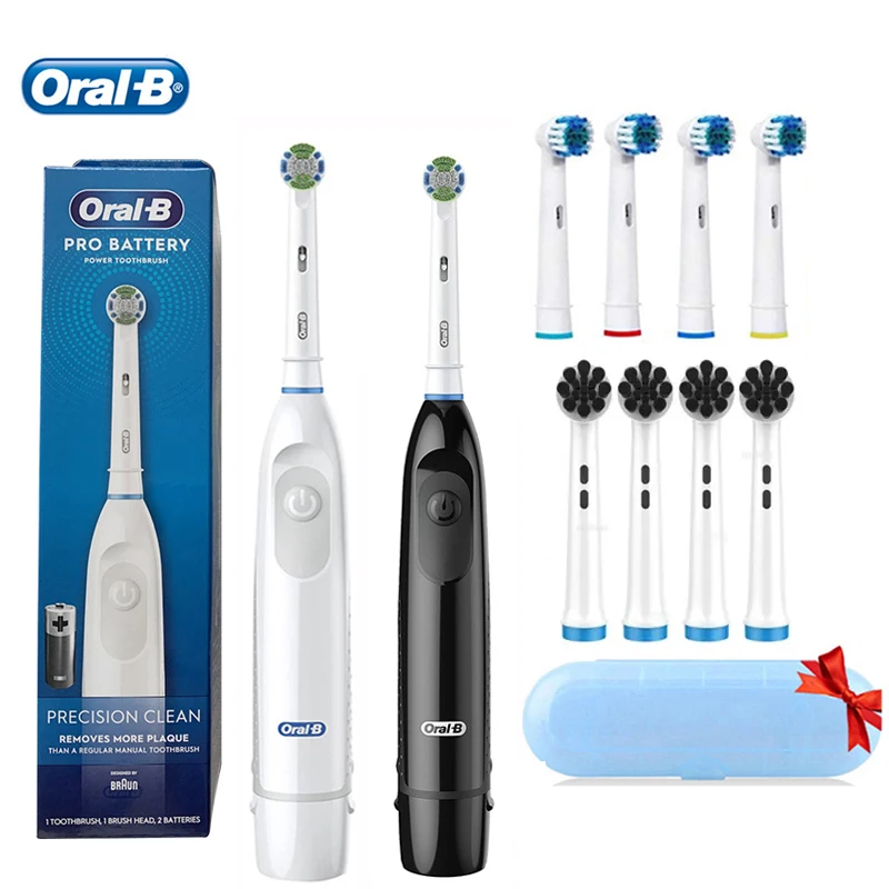 Oral-B Electric Toothbrush Rotating Toothbrush Battery Powered Brush Travel Toothbrush Whitening Teeth for Adults Best Gift