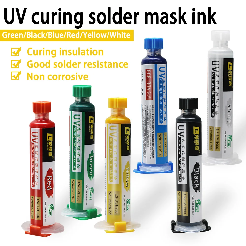 UV Curing Green Solder Mask Ink for PCB Protection and Electronic Repair