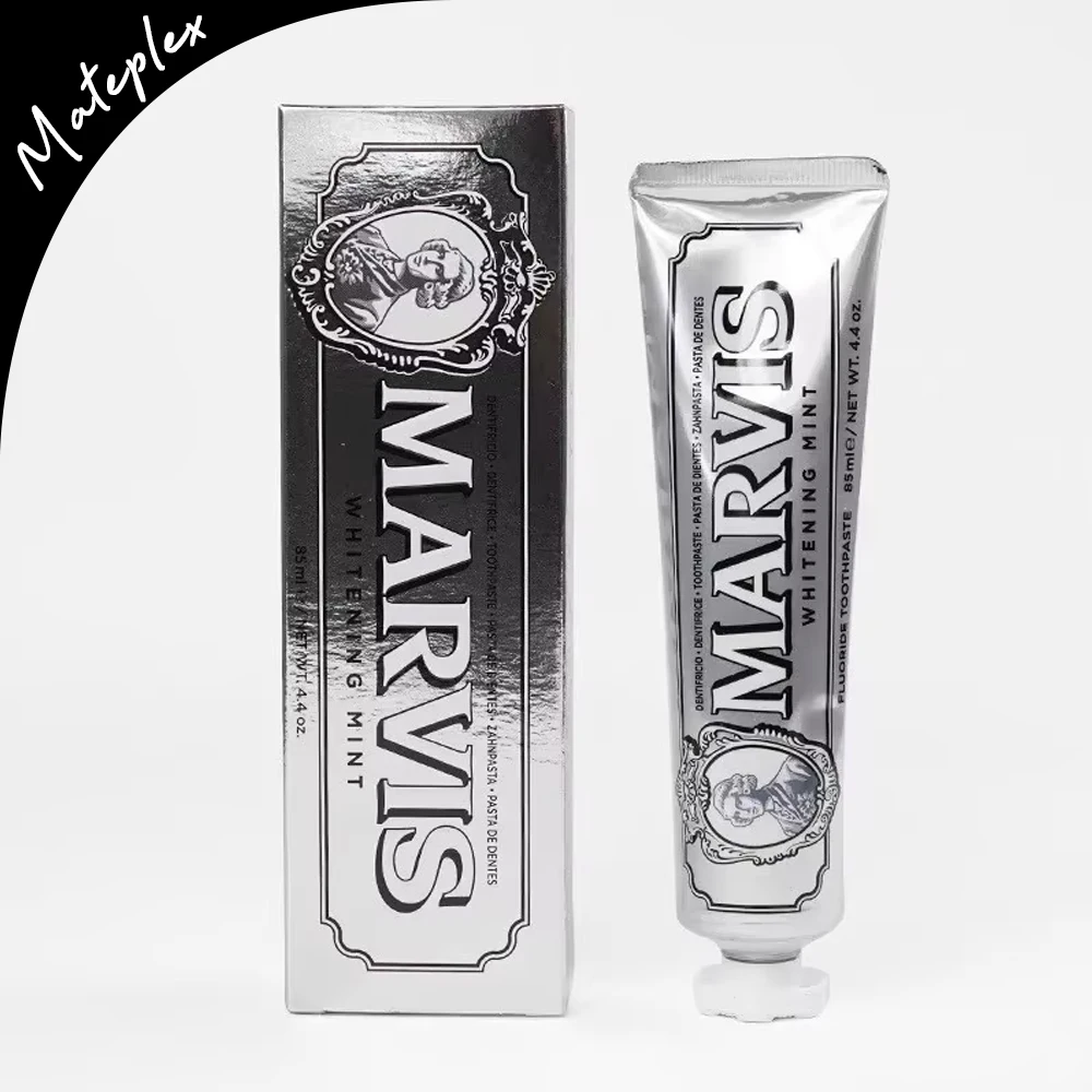 85ml Italy Original Marvis Toothpaste Whitening Mint Freshen Breath Remove Smoke Stains Toothpaste Teeth Whitening