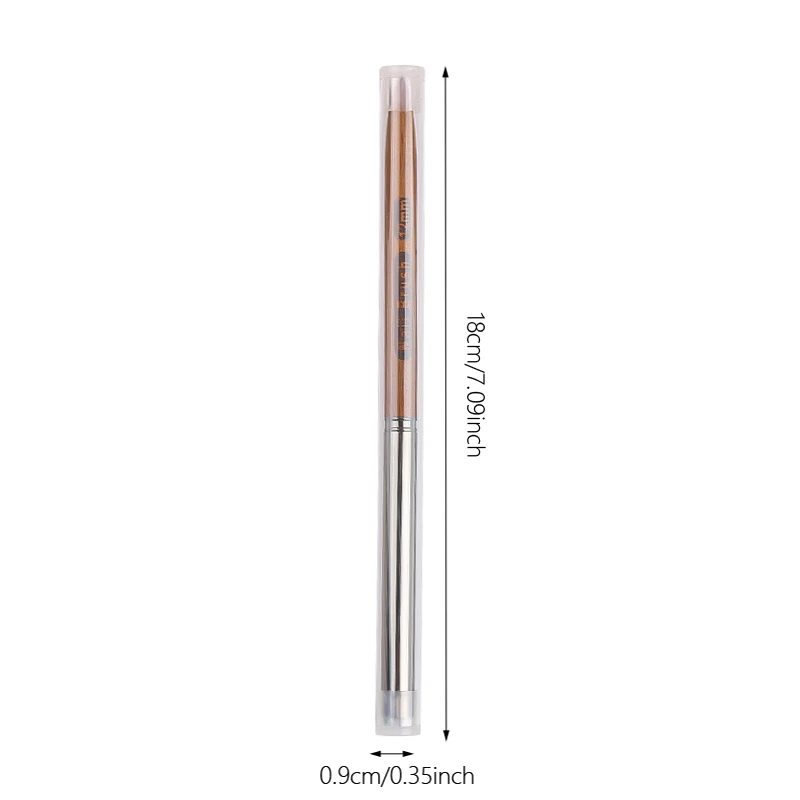 1Pcs Nail Art Syringe Stretcher With Cap Fine Brush French Strokes And Staining Light Therapy Nail Art Tools 6