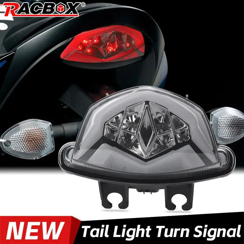 

12V Motorcycle Integated Tail Brake Light For Suzuki GSX S750 750Z S1000 S1000F/Z Rear Turn Signal Lamp E11 Taillight Waterproof