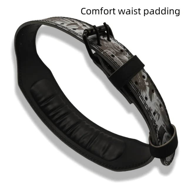 Gym Weight Lifting Belt, Mythology Style Powerlifting Belt, PU Fitness Belt for Men & Women Gym Strength Training Waist Support 6