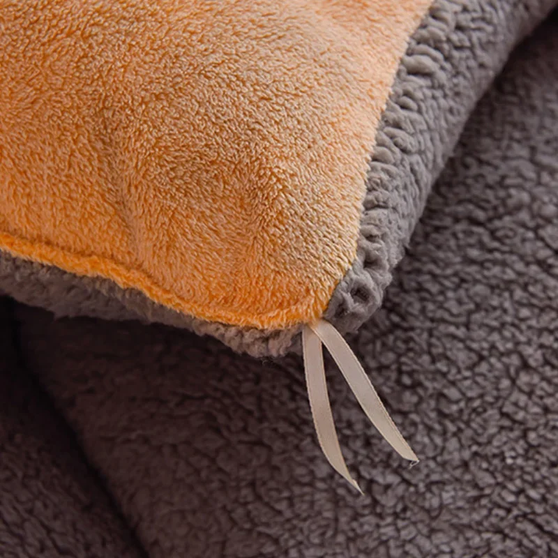 Winter blanket comforter set Double-sided Velvet Quilt Very Warm Winter Duvet Lamb Cashmere Wool Quilt Thicken Blanket Comforters Core for Double Bed