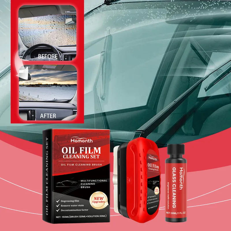 Decontamination waterproof cleaning car window glass cleaning brush Glass cleaner Quick and effective removal Remove oil film