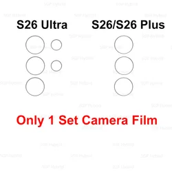 6 - in - 1 Hydrogel Screen and Camera Protective Film - Samsung S26 (Only 1 Set Lens Film)