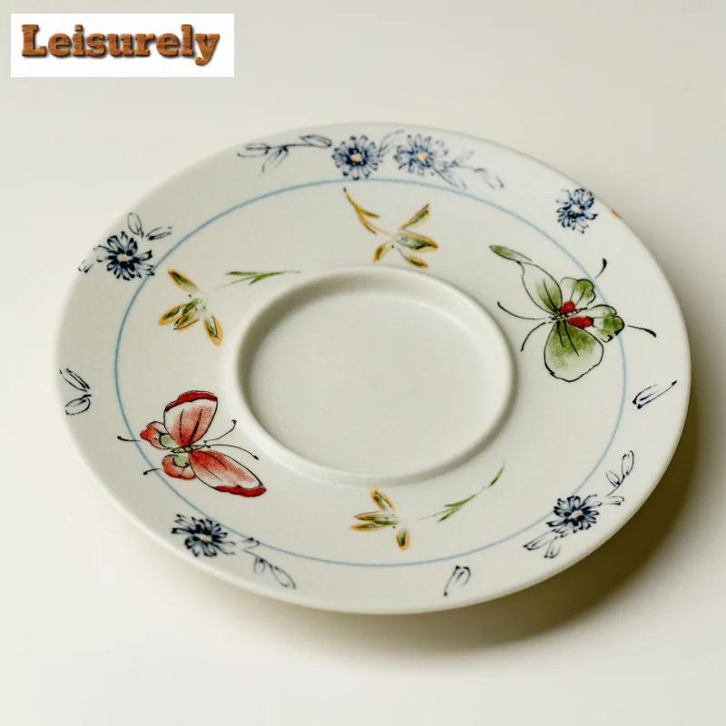 120ml Butterfly Orchid Three-talent Gaiwan Elegant Tea Tureen Tea Bowl With Lid Kit Tea Brewing Cover Bowl Kung Fu Tea Set Gift