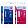 3Pc Permanent Markers Black Blue Red Double Headed Marker Pen for Paper Steel CD Glass Fabric Paint Marking Office School Supply 6