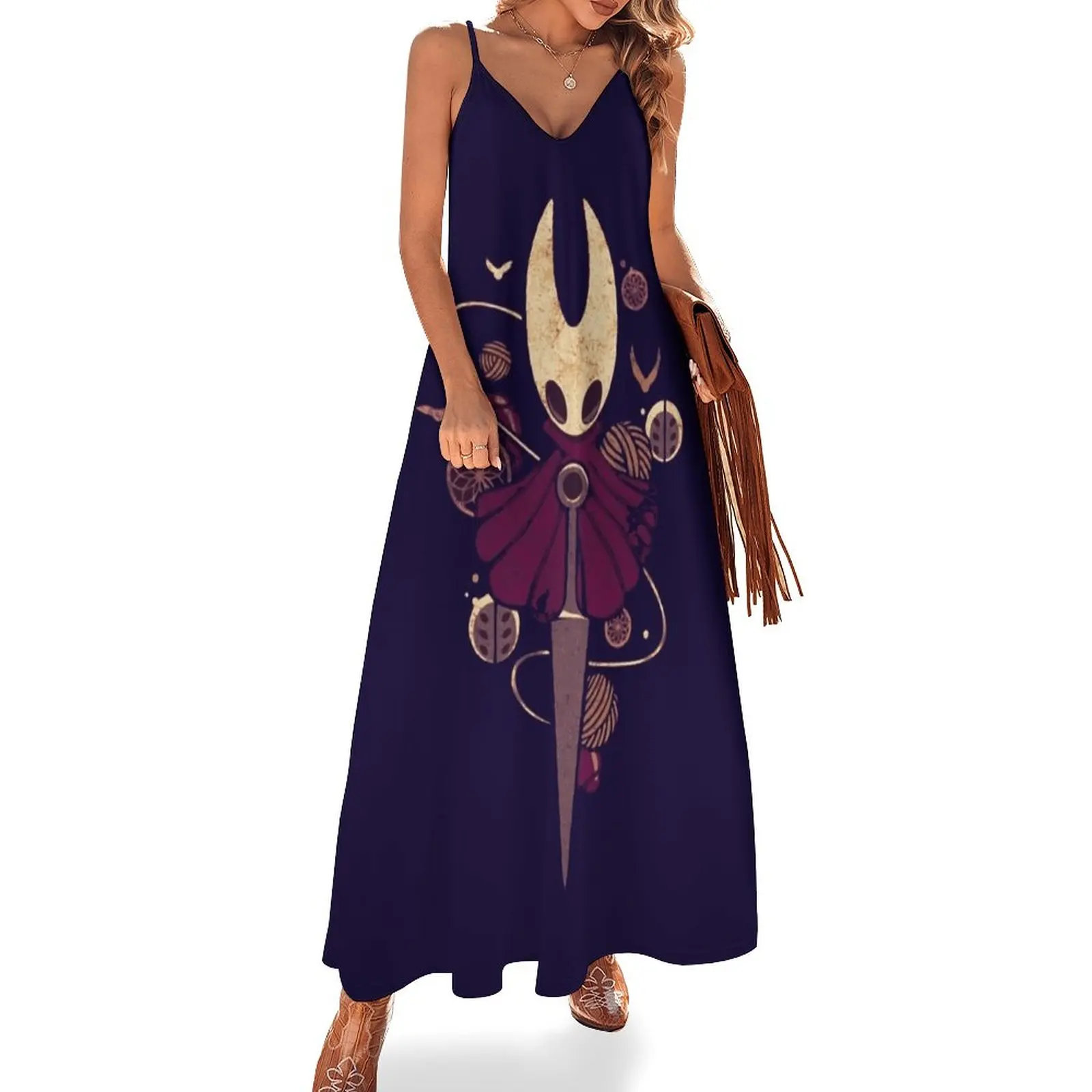

Silksong Hollow Knight Hornet Bug Videogame Sleeveless Dress long dresses for women elegant dresses for women