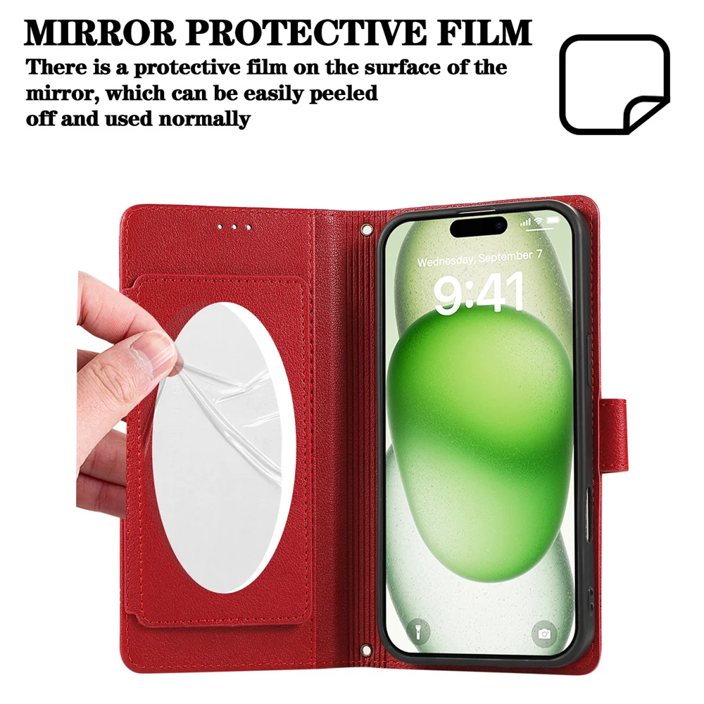 Axelremsfodral med handledsrem, plånbok, korthållare, telefonskal för iPhone 16 Plus 15 14 13 12 11 Pro Max XS XR X 7 8 läderskydd_voghion.com