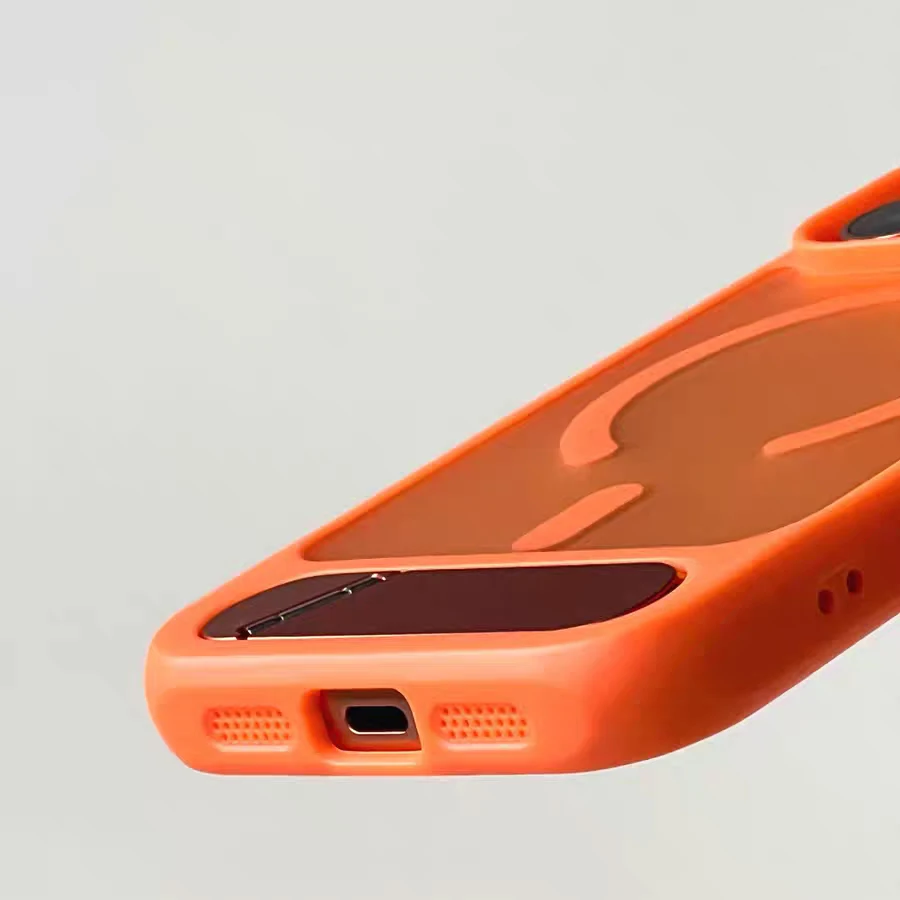 Luxury Alloy Bracket MagSafe Phone Case with Magnetic Wireless Charging and Shockproof PC Cover