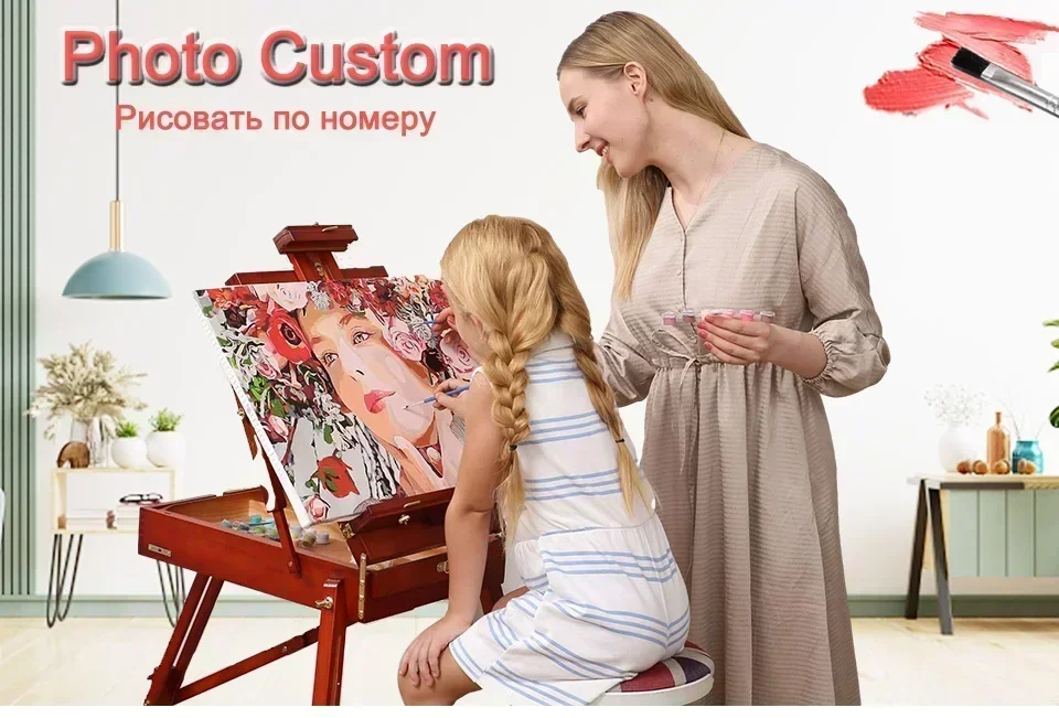 Description Picture 2 of itemMINISO Oil Painting By Numbers Kits Black Butler Sebastian Anime Number Drawing Canvas DIY Pictures By Numbers Home Decor