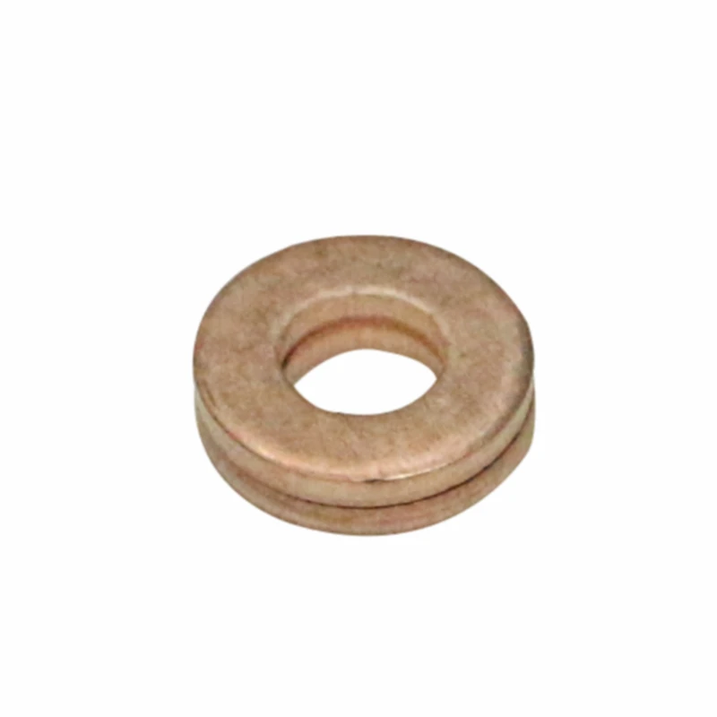 50 pcs DEFUTE 7x15mm common rail injector nozzle copper gasket for diesel engine injector sealing