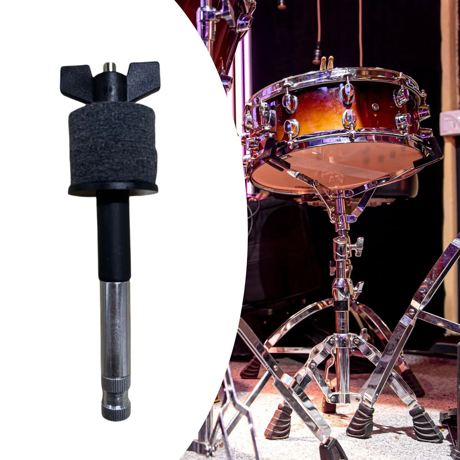 Water Cymbal Stand Metal Musical Instrument Part for Girls Boys Kids Drummer