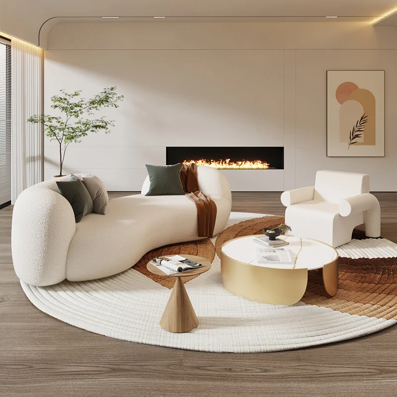 

Fabric Corner Living Room Sofa Cloud Couch Full Luxury Living Room Sofa Single Accent Salas Y Sofas Muebles Nordic Furniture