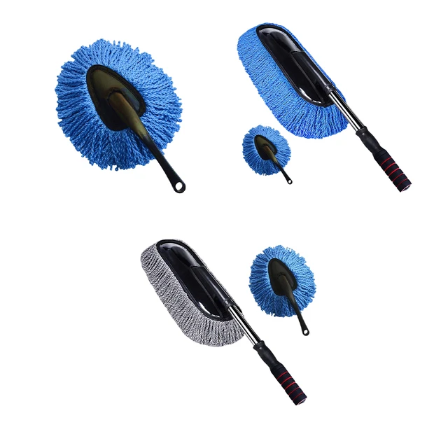 Cars Soft Cleaning Brush Telescopic Dust Broom Clean Supplies Car