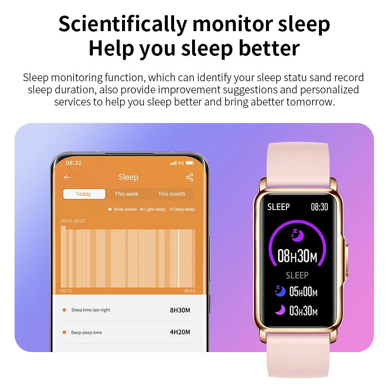 LIGE For Android IOS Xiaomi Smart Watch Women Men Bluetooth Call Music Fitness Sports Bracelet Sleep Monitor Smartwatch Gift