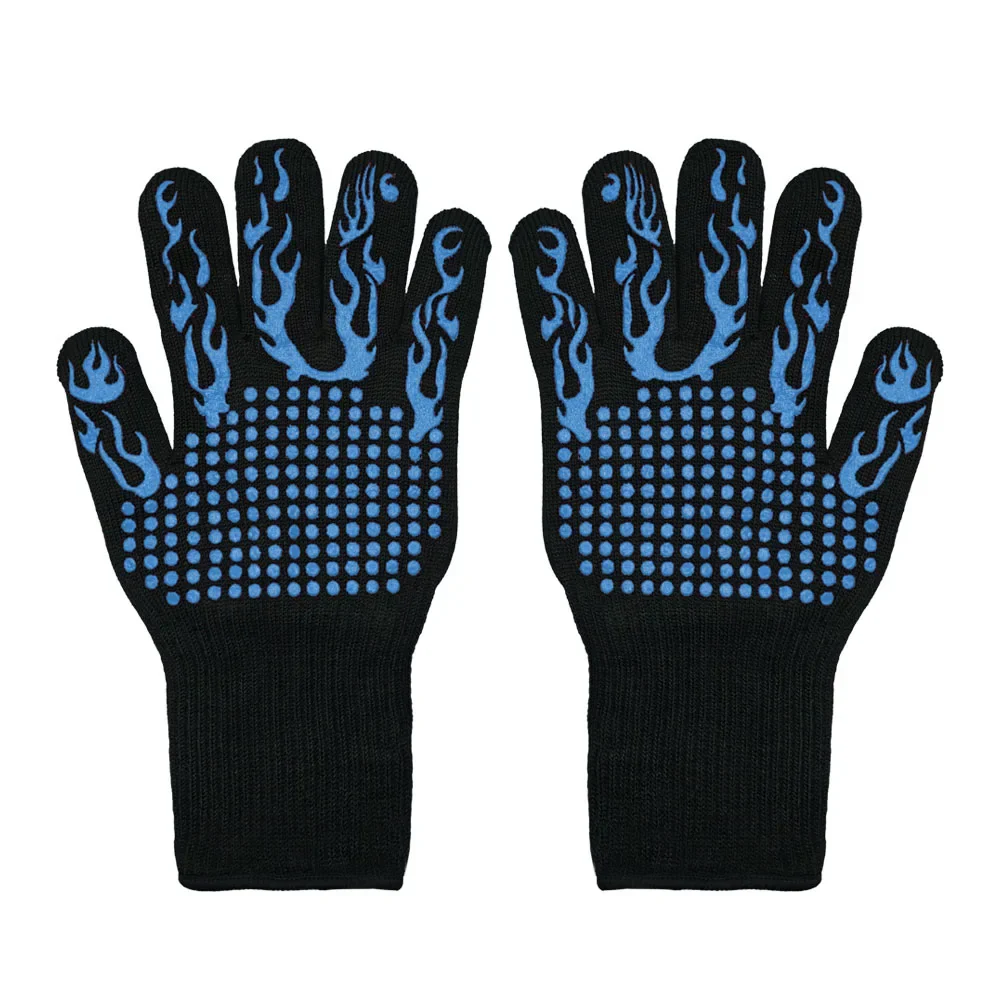 Premium Heat-Resistant BBQ and Oven Gloves for Safe Grilling and Baking