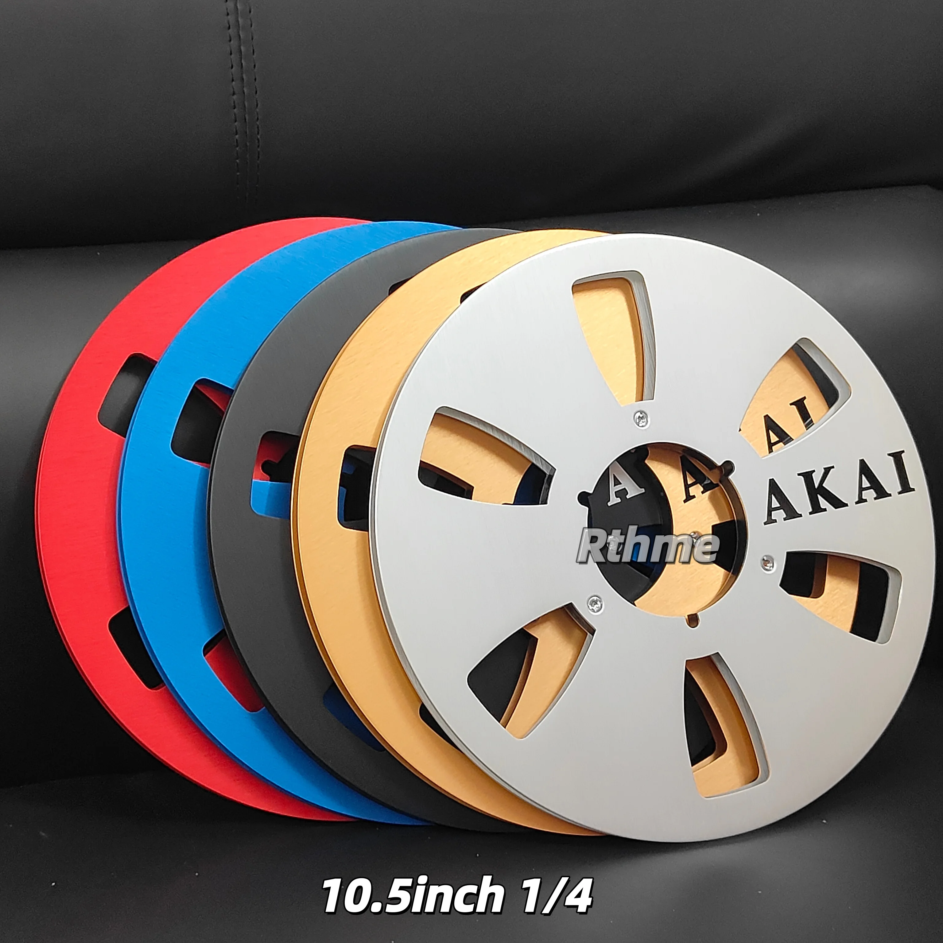 1/4 오픈 릴 오디오 테이프 빈 Nab 허브 릴-투-릴 레코더, 디스크 포함, 알루..