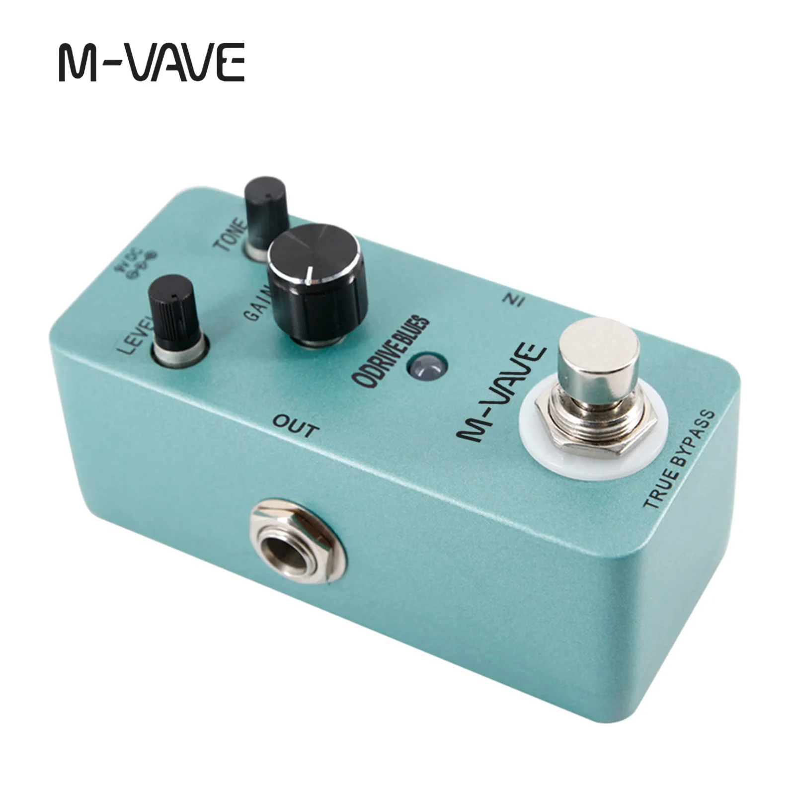 페달 Odriver 블루스 음악 스타일 오버 드라이브 기타 이펙트 페달 트루 바이 패스 일렉트릭 풋 스위치 프로세서 디스토션