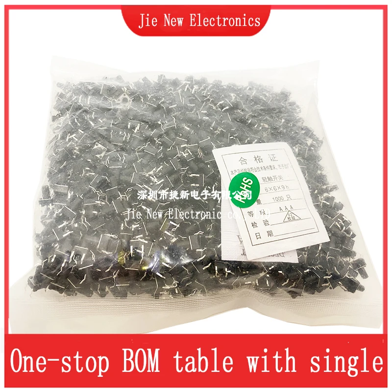 Tactile Push Button Switch 1000PCS 4Pin 6*6 Micro Tact Push Button Switches