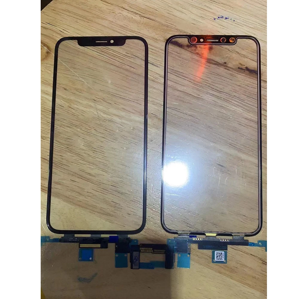 Original For i Phone X XS Max 11 Pro Touch Screen Digitizer Panel Sensor Front Outer Glass Lens For Iphone XR Touch Glass With OCA Glue 3
