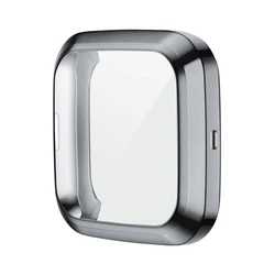 Waterproof TPU Screen Protector and Soft Shell Cover - Fitbit Versa 2 (GRAY)