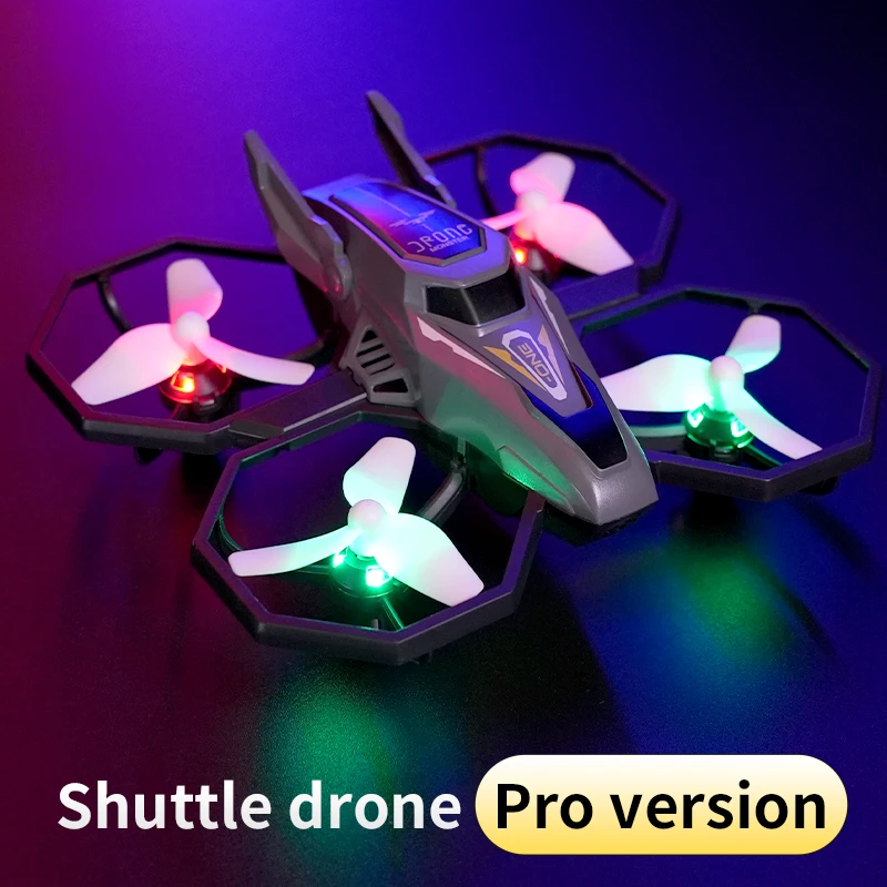 H118Pro 2.4G RC 스턴트 미니 드론 어린이 장난감 HD 카메라 원격 제어 쿼드콥터 컬러 조명 무선 조종 드론 장난감