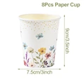 8pcs paper cups