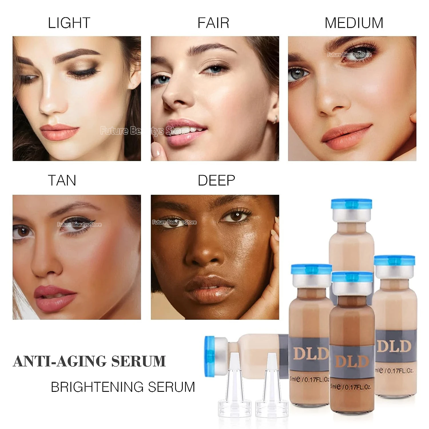 10 vials Korean Facial BB Cream Glow Essence Starter Kit Salmon DNA Moisturizing Rejuvenation Foundation Cream Beauty Skin Care 2