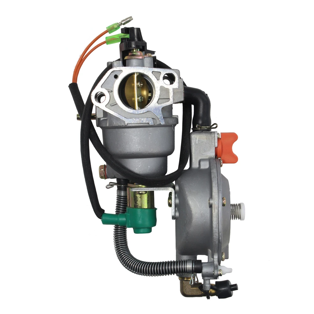 Dual Fuel Carburetor LPG for 188F 190F Gasoline Generator, Honda GX360