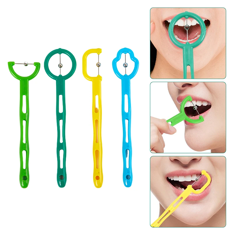 Kids Tongue Tip Lateralization Elevation Tool tongue tip exercise tools 3/4PCS Tongue Tip Exercise Oral Muscle Training Autism Speech Therapy Talk Tool